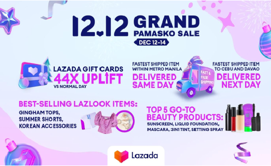 Filipinos Go All Out at Lazada’s 12.12 Grand Pamasko Sale