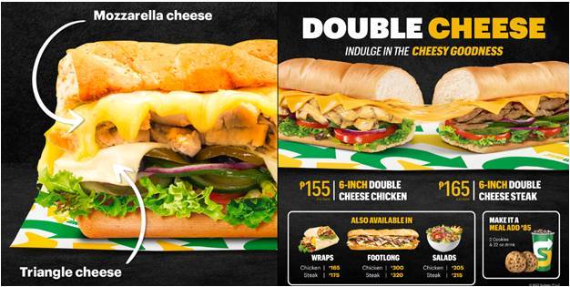 Indulge in the Cheesy Goodness with the New Double Cheese from Subway®